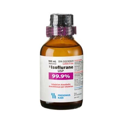 Isoflurane (for human use) 99.9 % 100 ml