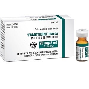 Famotidine 10 mg/ml 10 x 2 ml