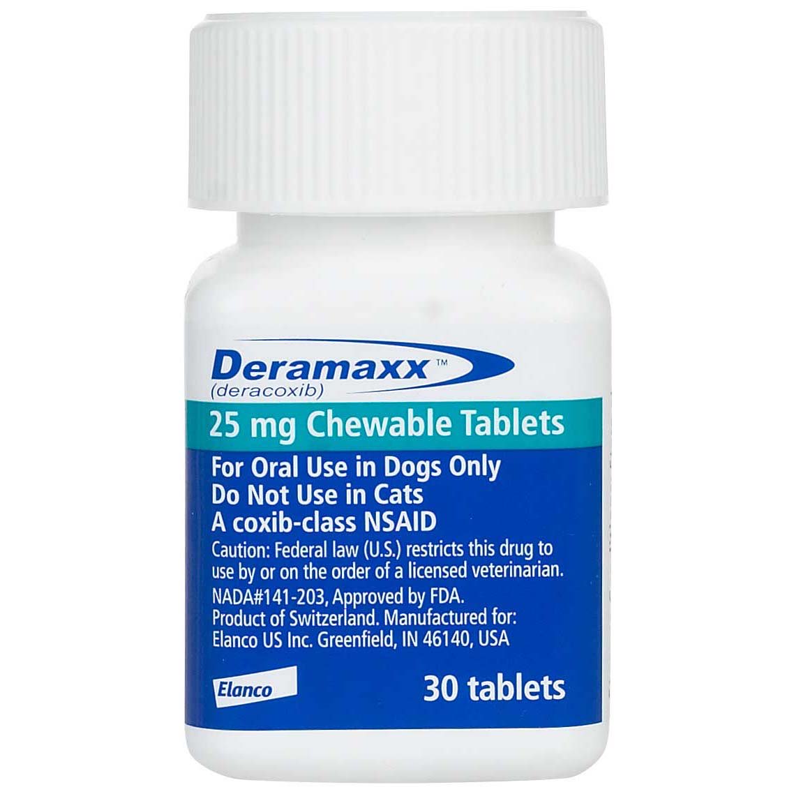 Deramaxx 25 mg 30 Chewable Tablets
