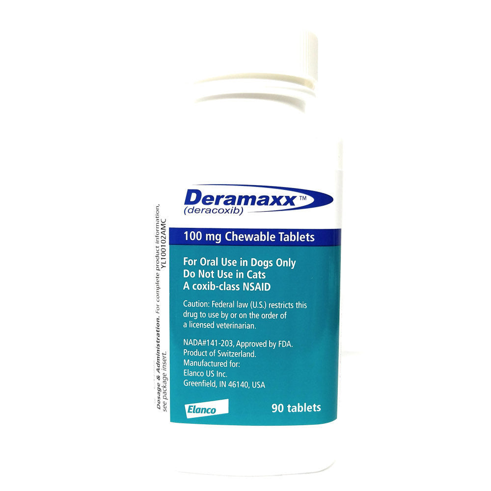 Deramaxx 100 mg 90 Chewable Tablets