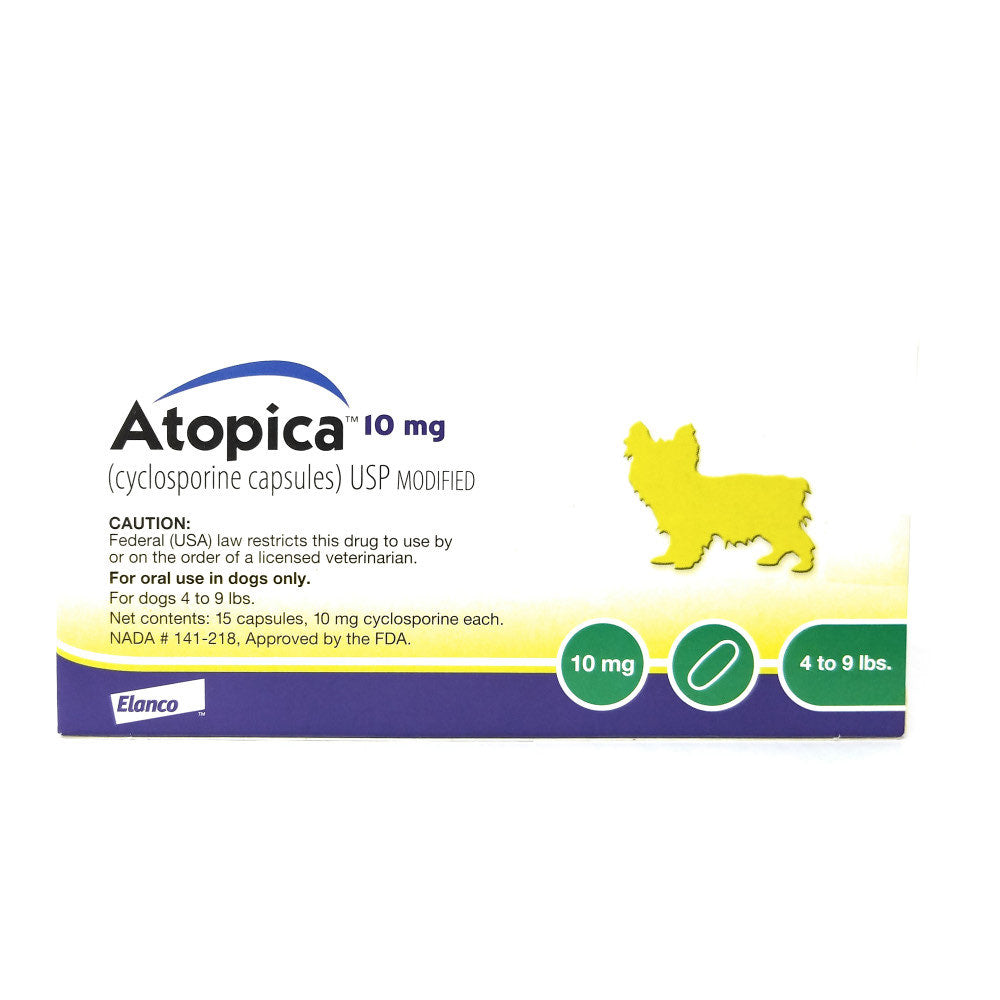 Atopica for Dogs 10 mg 15 Cap