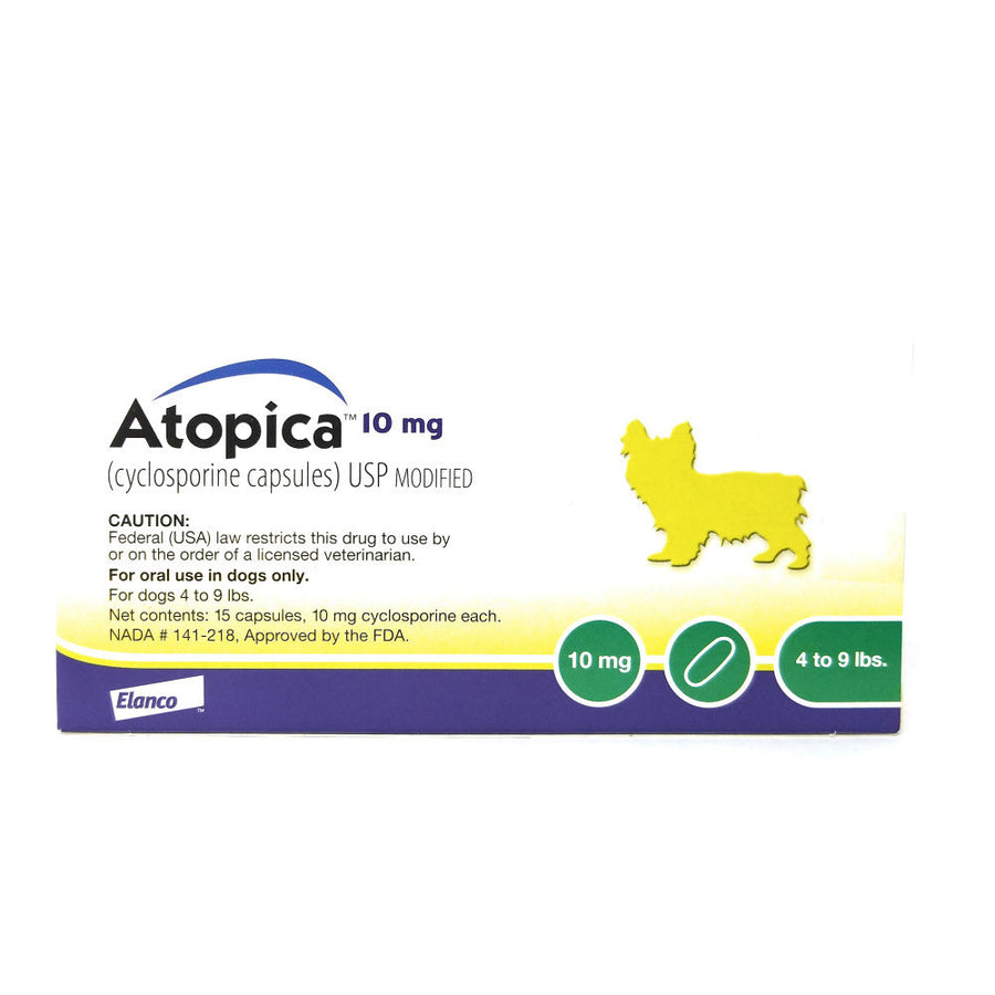 Atopica for Dogs 10 mg 15 Cap