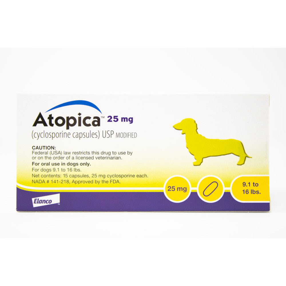 Atopica for Dogs 25 mg 15 Cap