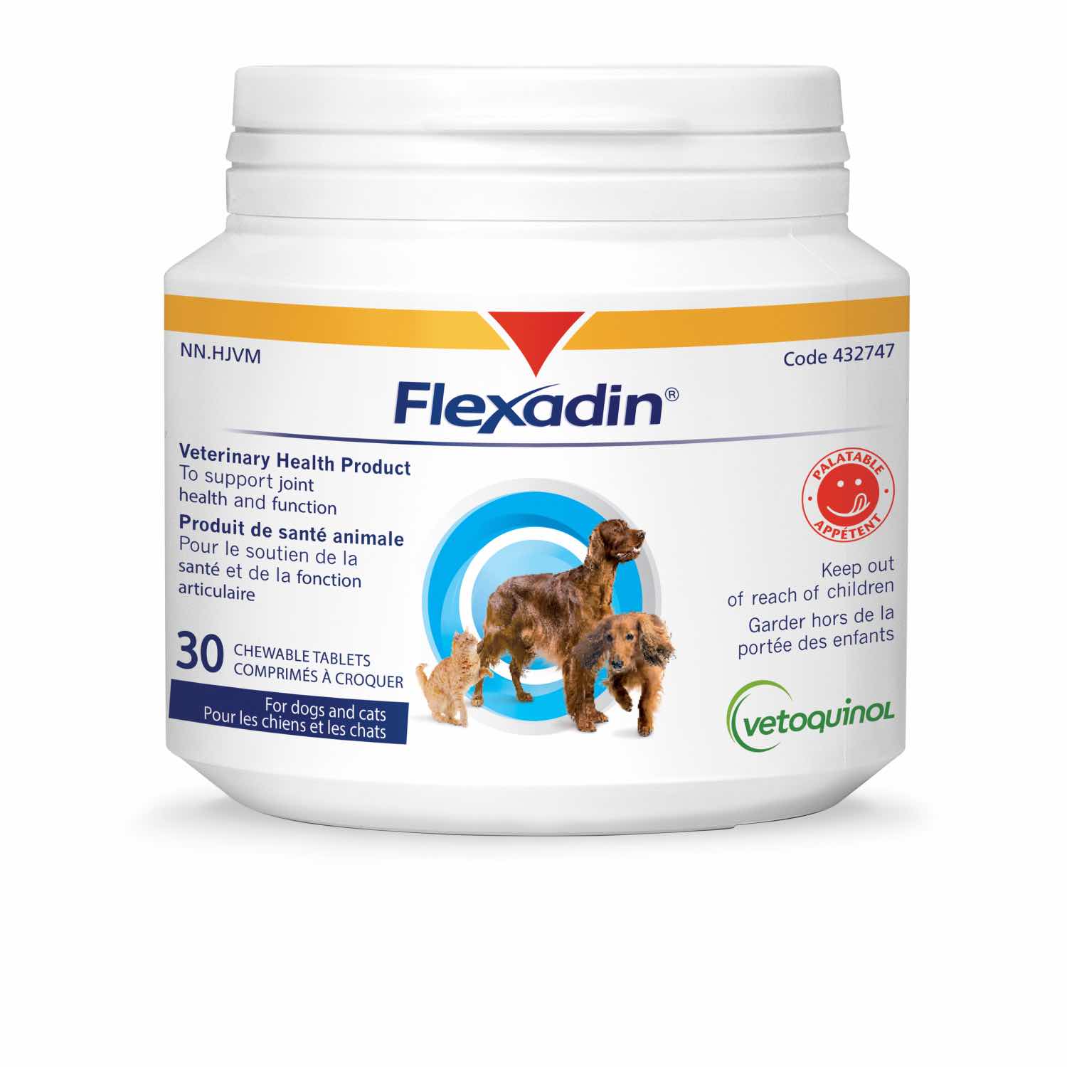 Flexadin Joint Health and Function Supplement Chicken 30 Chewable Tablets