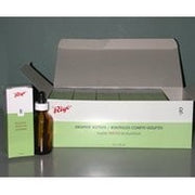 Amber glass dropper bottle with plastic pipette 12 x 15 ml