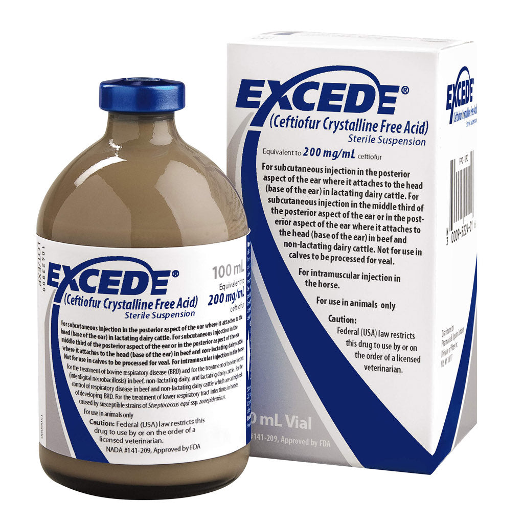 Excede injection 200 mg/ml 100 ml