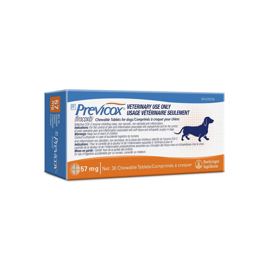 Previcox 57 mg 30 Chewable Tablets