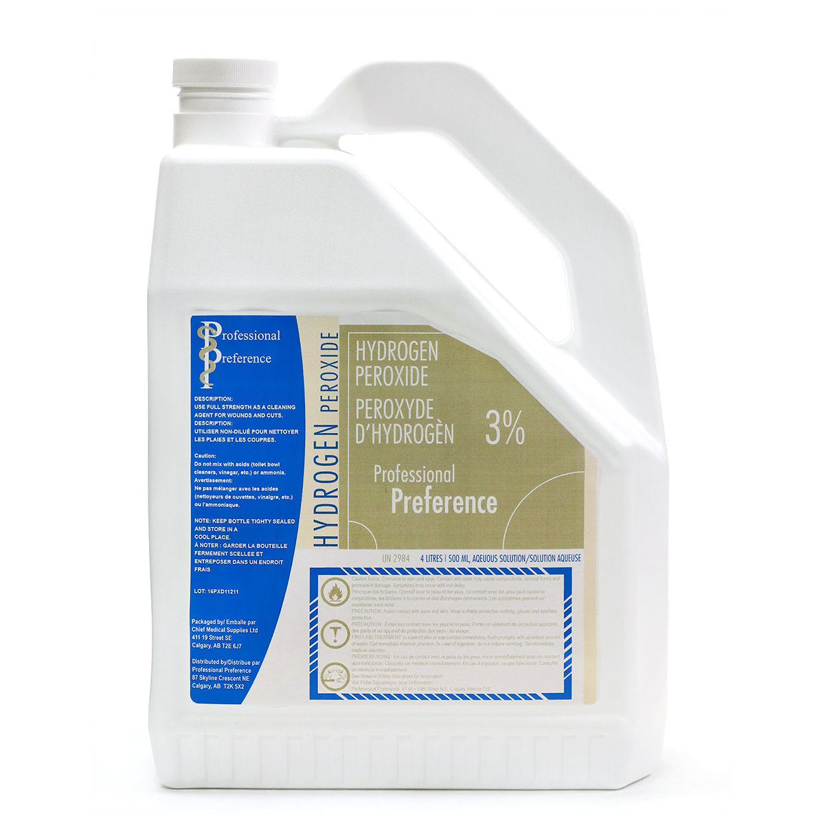 Hydrogen peroxide 4 L 3 %