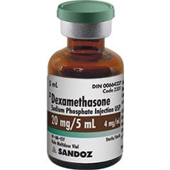 Dexamethasone sodium phosphate injection 4 mg/ml 10 x 5 ml