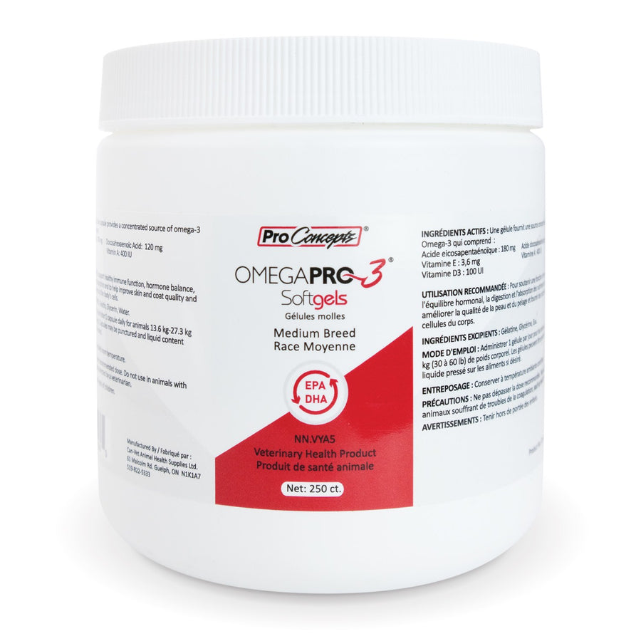 OmegaPro-3 for medium breeds 250 softgels test N/ A
