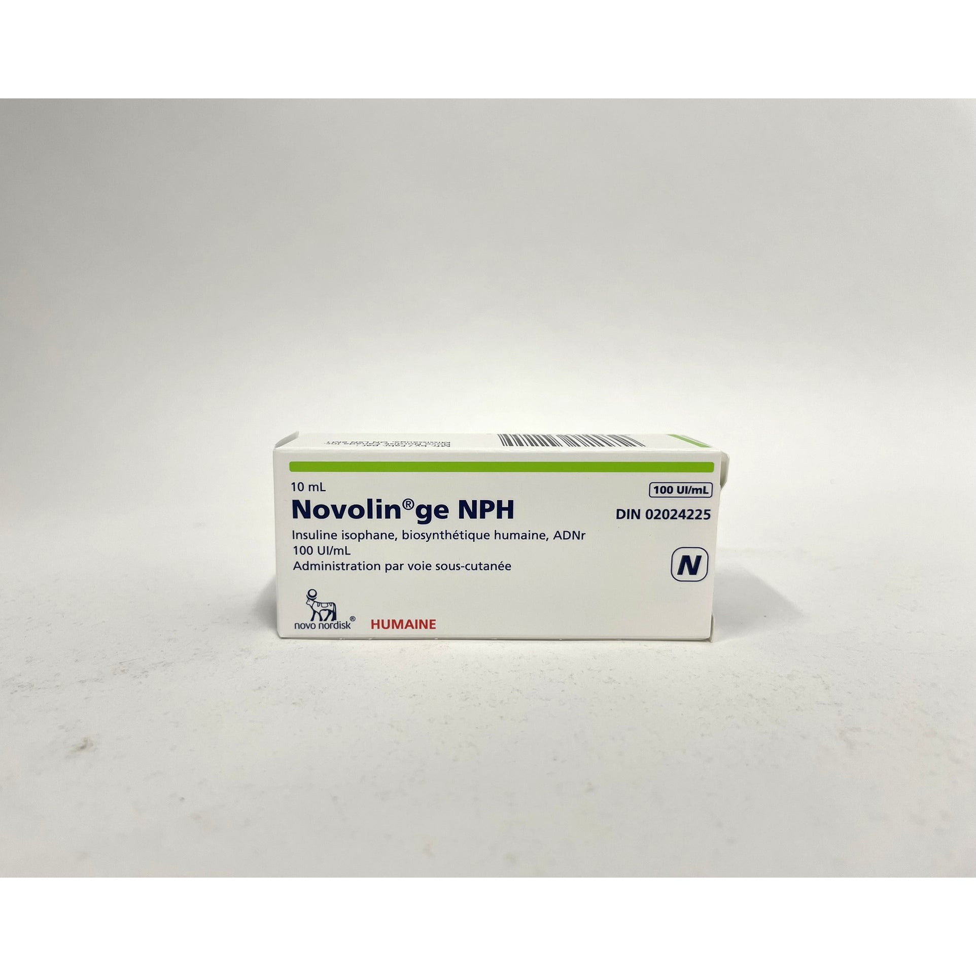 Novolin GE NPH 100 Units/ml 10 ml
