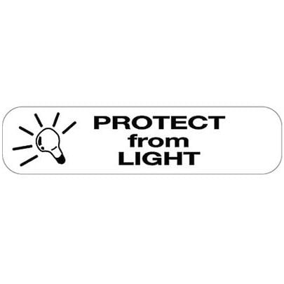 English labels Protect from light 2 x 500 /Pack