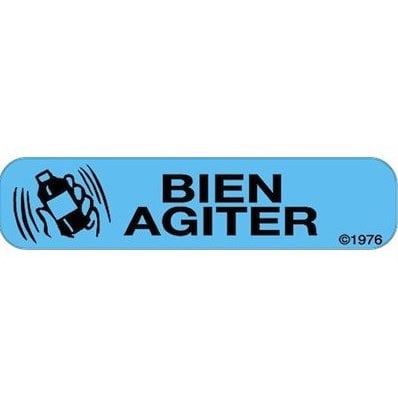 French labels Bien agiter 2 x 500 /Pack