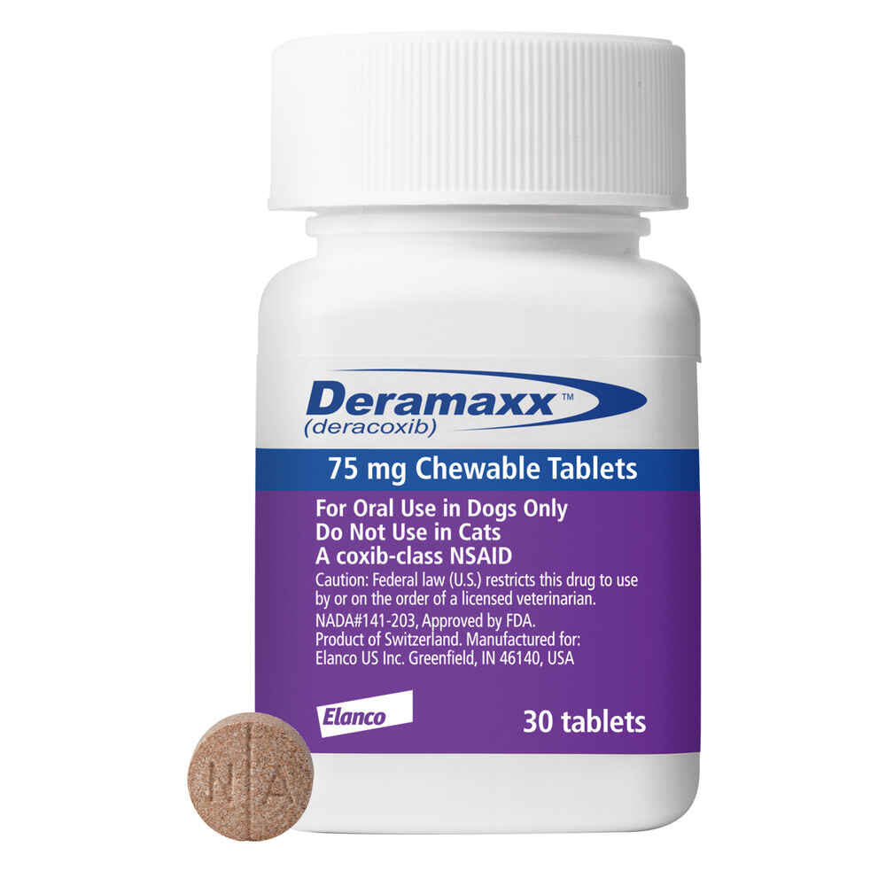 Deramaxx 75 mg 30 Chewable Tablets