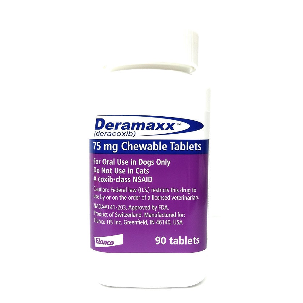 Deramaxx 75 mg 90 Chewable Tablets
