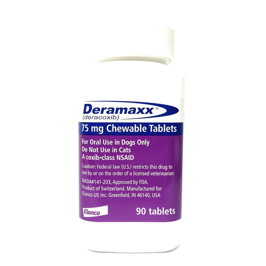 Deramaxx 75 mg 90 Chewable Tablets