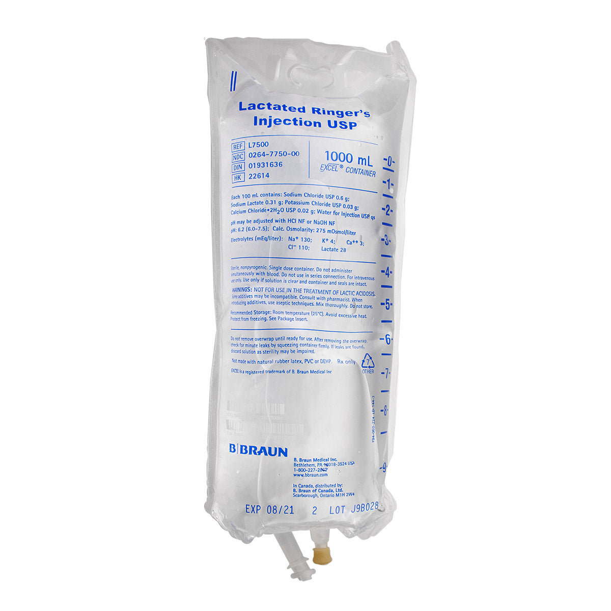 Lactated Ringer's N/ A 1000 ml
