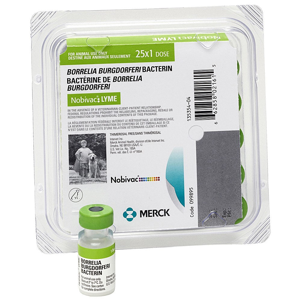 Nobivac Canine Lyme 1 ml/Dose 25 x 1 ml