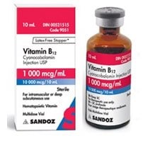 Vitamin B12 injection 1000 mcg/ml 10 ml