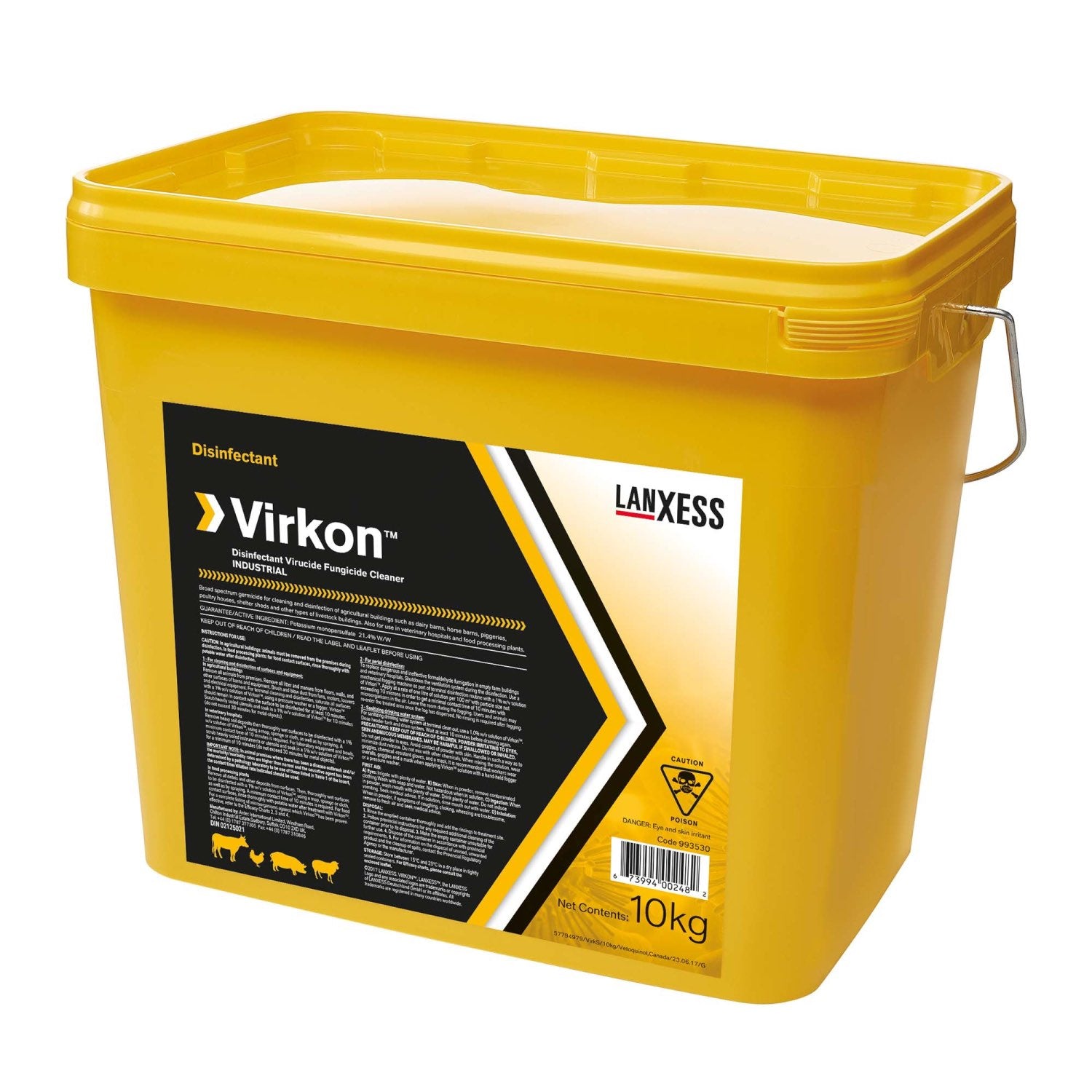 Virkon powder Disc. - 10 kg 21.4 %