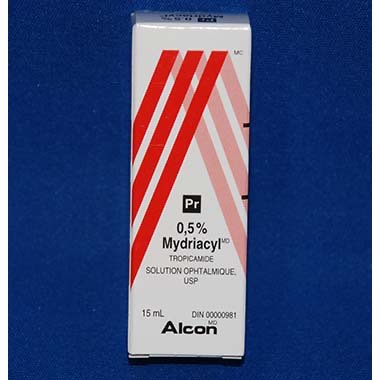 Mydriacyl 0.5 % W/V 15 ml
