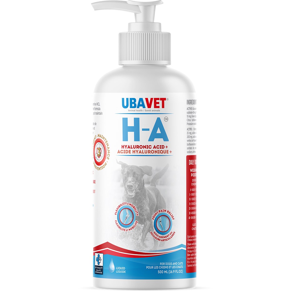 HA hyaluronic acid glucosamine HCl + green lipped mussels 500 ml N/ A