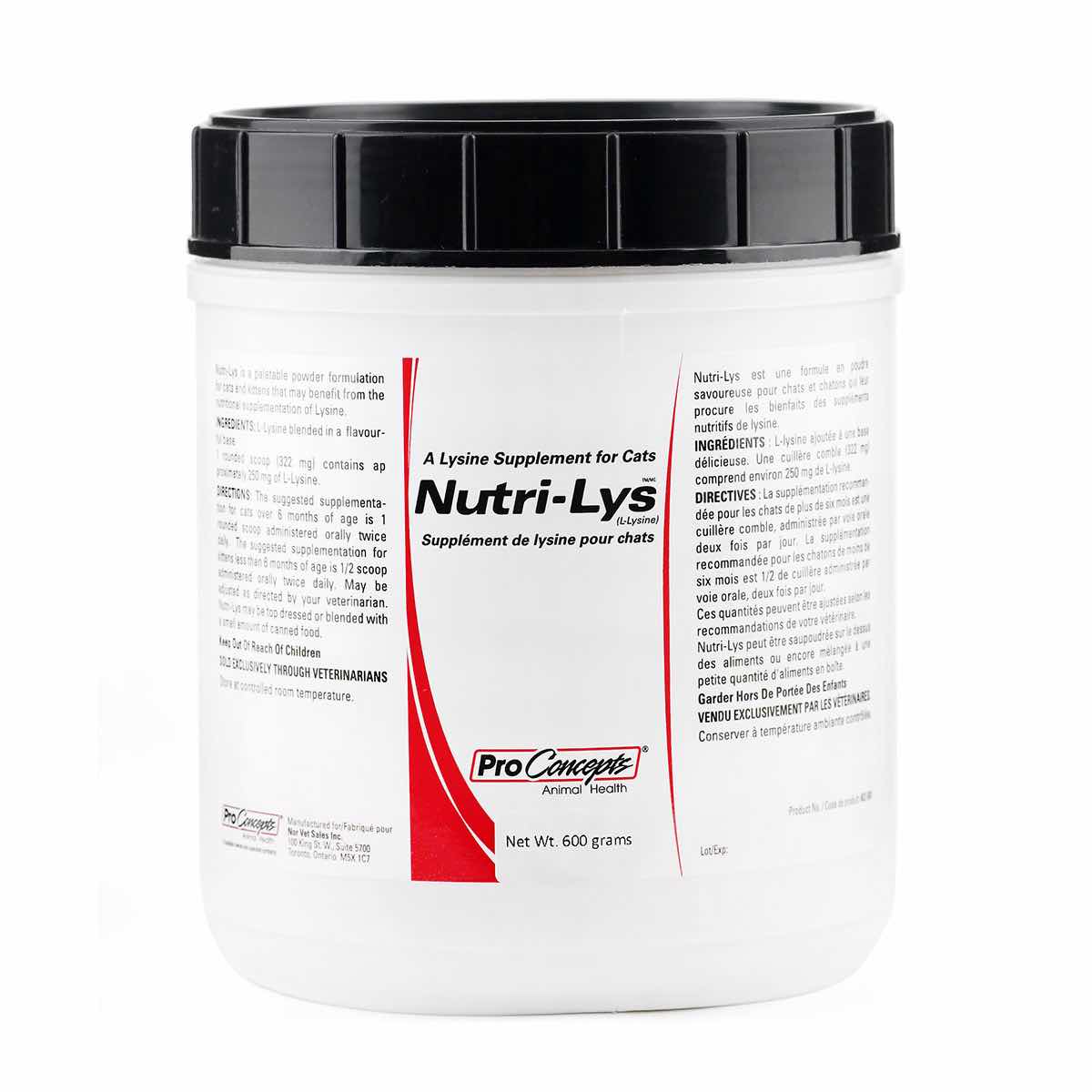 Nutri-Lys lysine supplement for cats Original 600 g