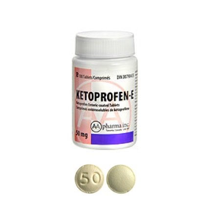 Ketoprofen-E 50 mg 100 Tab