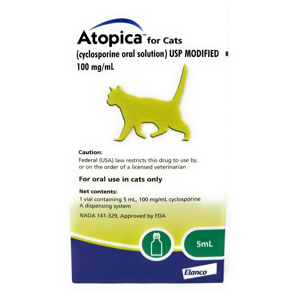 Atopica for Cats 100 mg/ml 5 ml