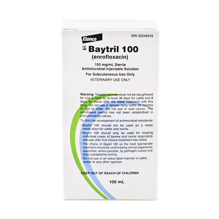 Baytril 100 100 mg/ml 100 ml