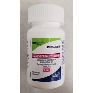 Cyproheptadine 4 mg 100 Tab