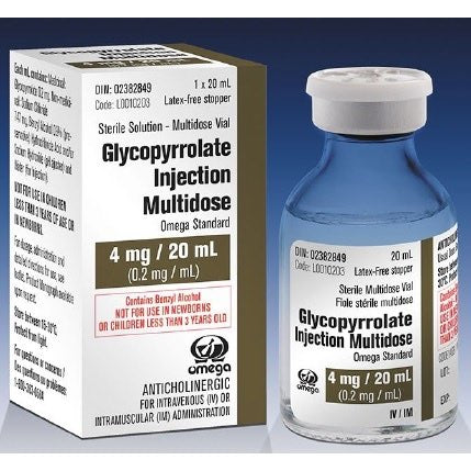 Glycopyrrolate 0.2 mg/ml 20 ml