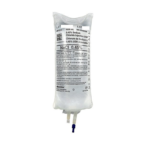 Sodium Chloride Injectable Solution 1000 ml 4.5 mg/ml