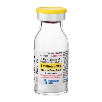Penicillin G sodium for injection USP 1 million Units 15 ml