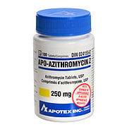 Apo-Azithromycin 250 mg 100 Tab