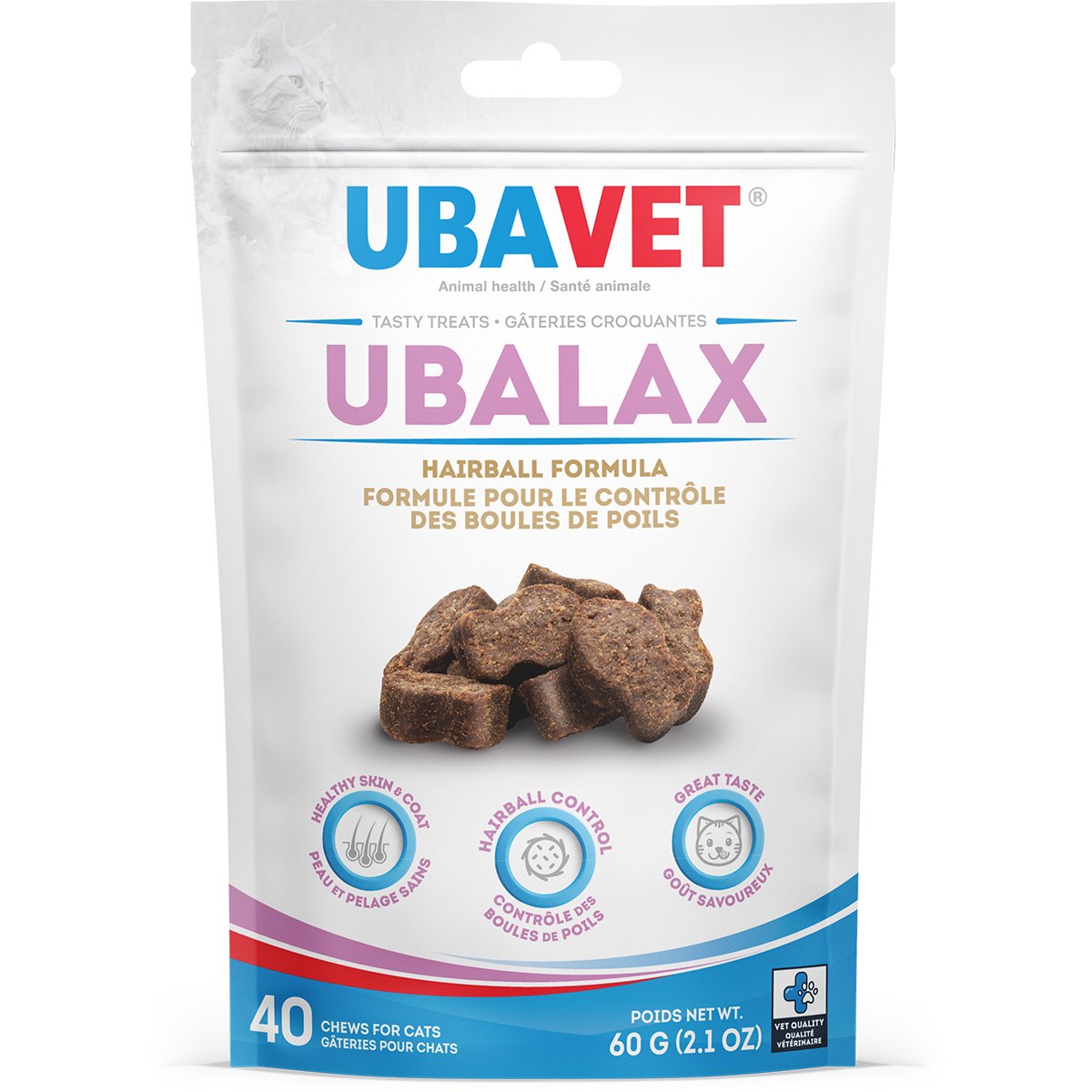 Ubalax hairball formula Chicken 40 Chewable Tablets