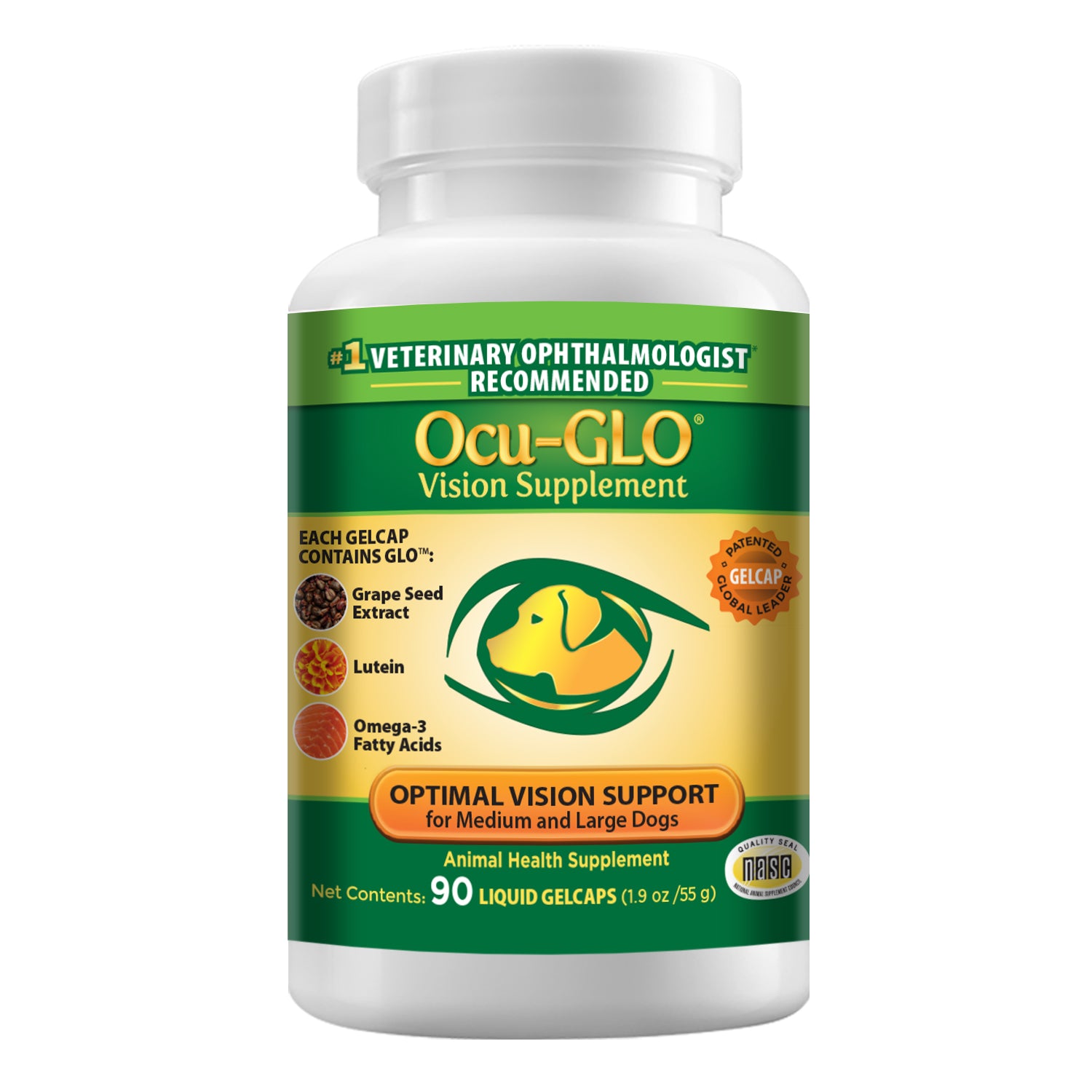 Ocu-GLO for medium and large dogs 90 Cap N/ A