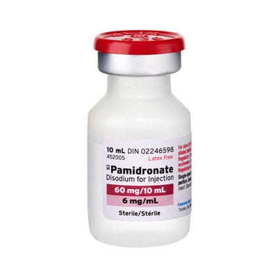 Pamidronate disodium for injection 6 mg/ml 10 ml