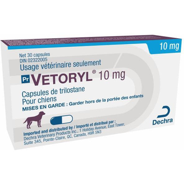 Vetoryl capsules for dogs 10 mg 30 Cap