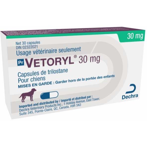 Vetoryl capsules for dogs 30 mg 30 Cap