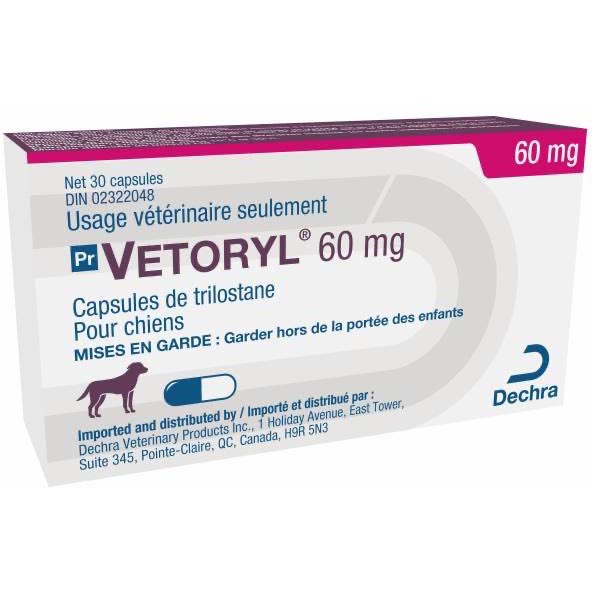 Vetoryl capsules for dogs 60 mg 30 Cap