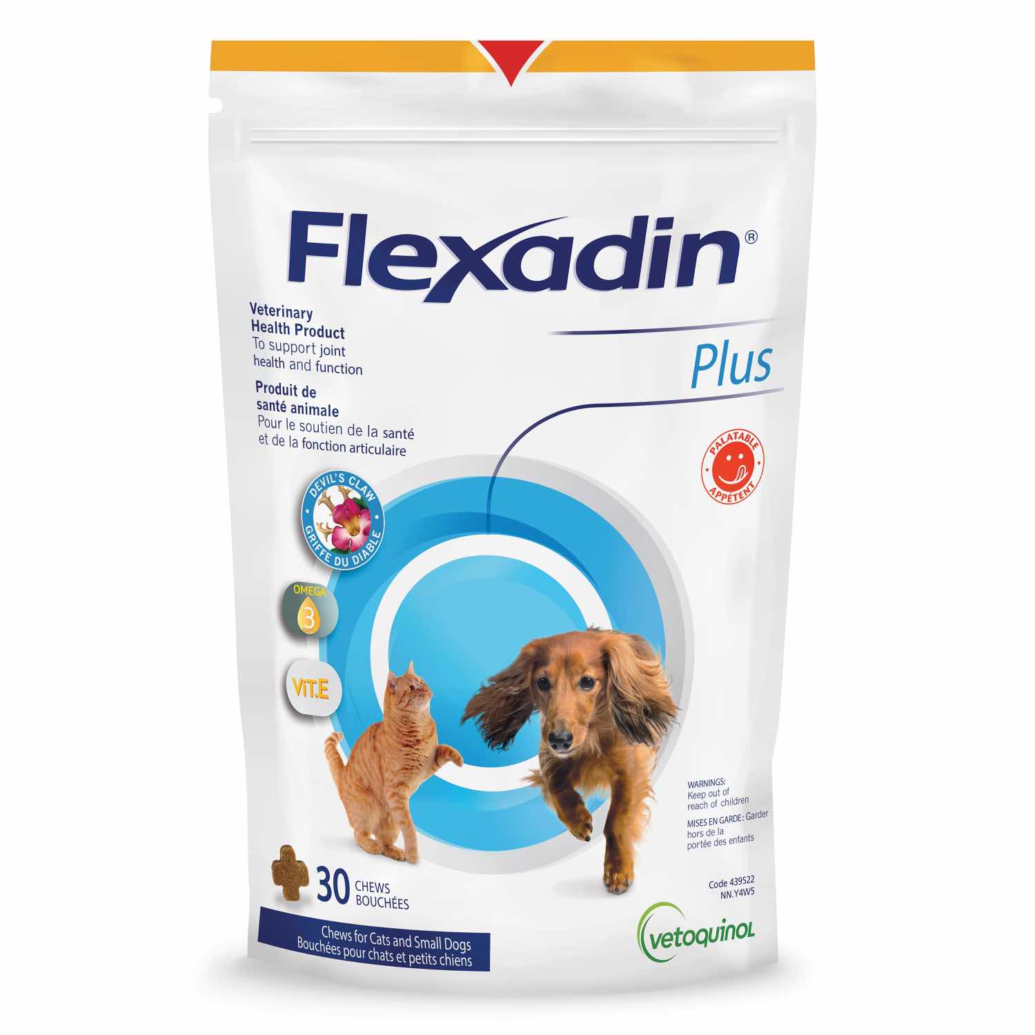 Flexadin Plus for cats and small dogs Chicken and liver 30 Chews
