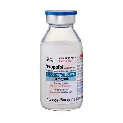 Propofol 10 mg/ml 100 ml