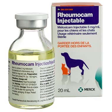 Rheumocam injection for cats and dogs 5 mg/ml 20 ml