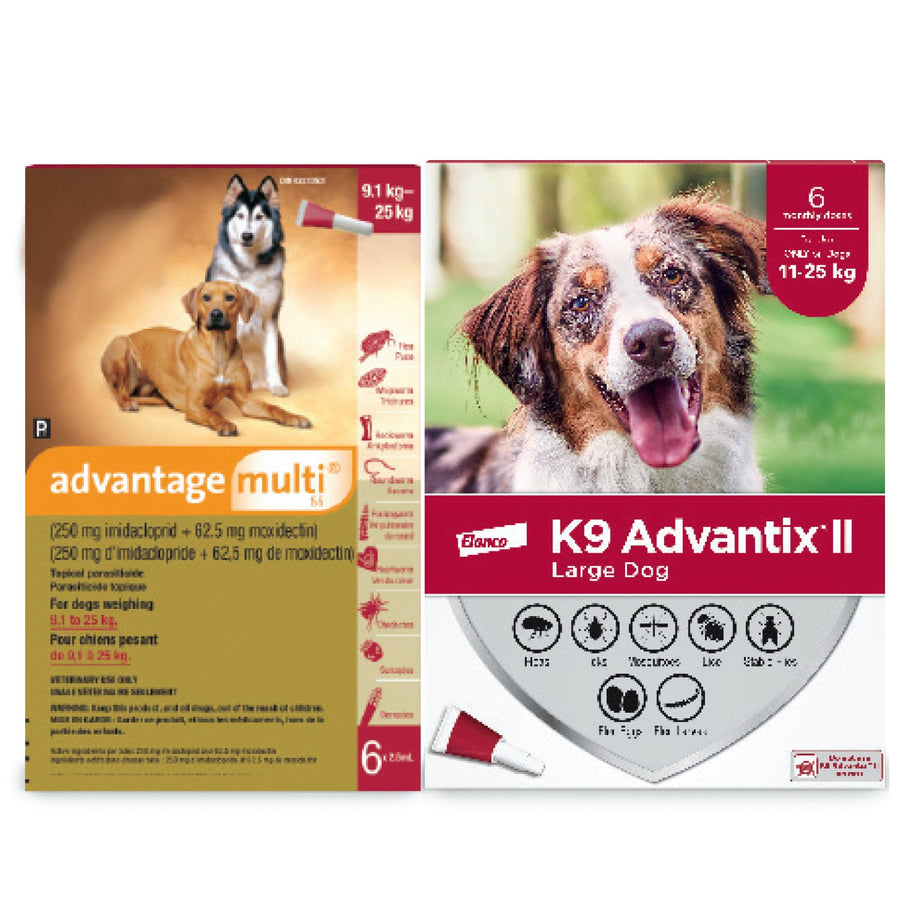 Multi-Duo Red/Rouge 11 - 25 kg 6 + 6 Tubes