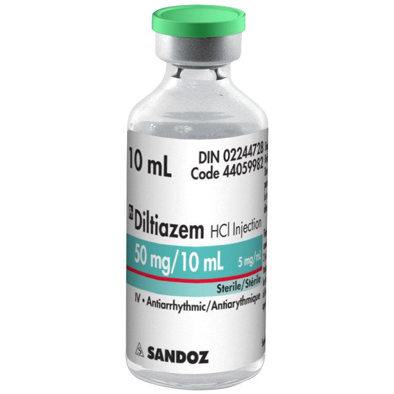 Diltiazem HCL 5 mg/ml 10 x 5 ml