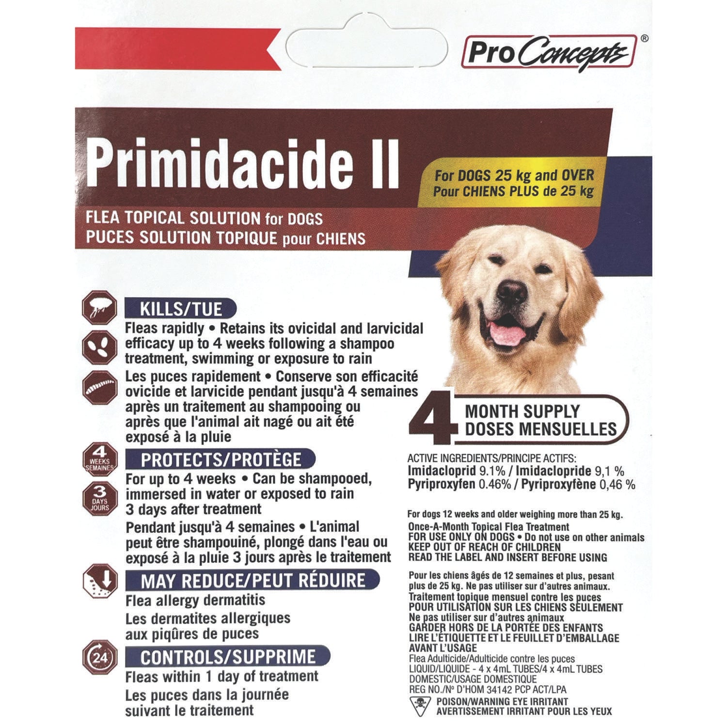 Primidacide II for dog 4 Tubes > 25 kg