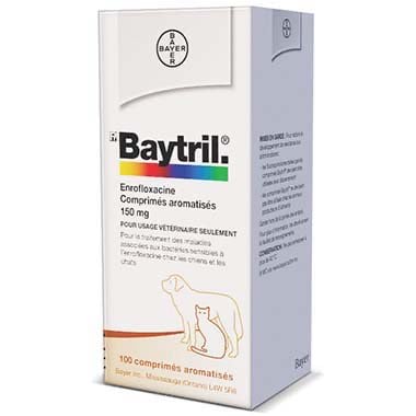Baytril 150 mg 100 Tab
