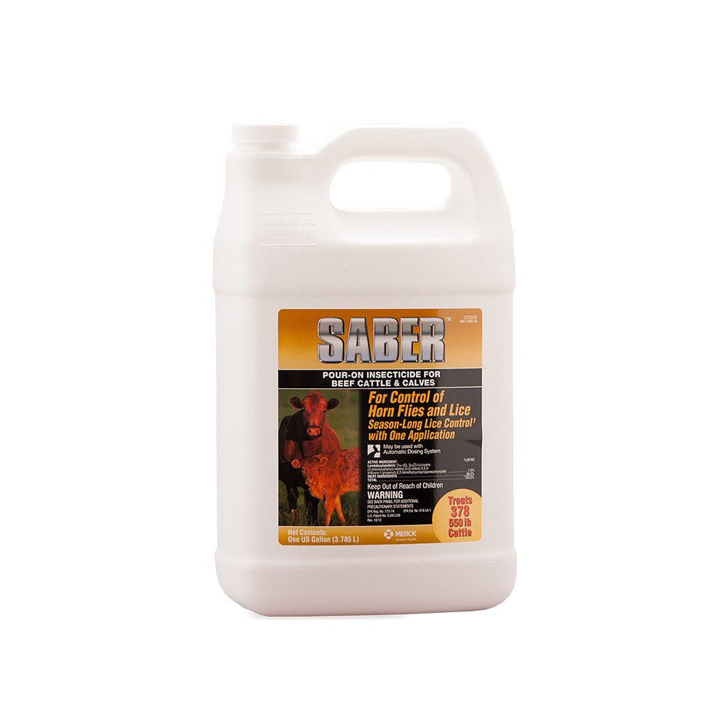 Saber pour-on liquid insecticide 3.78 L N/ A
