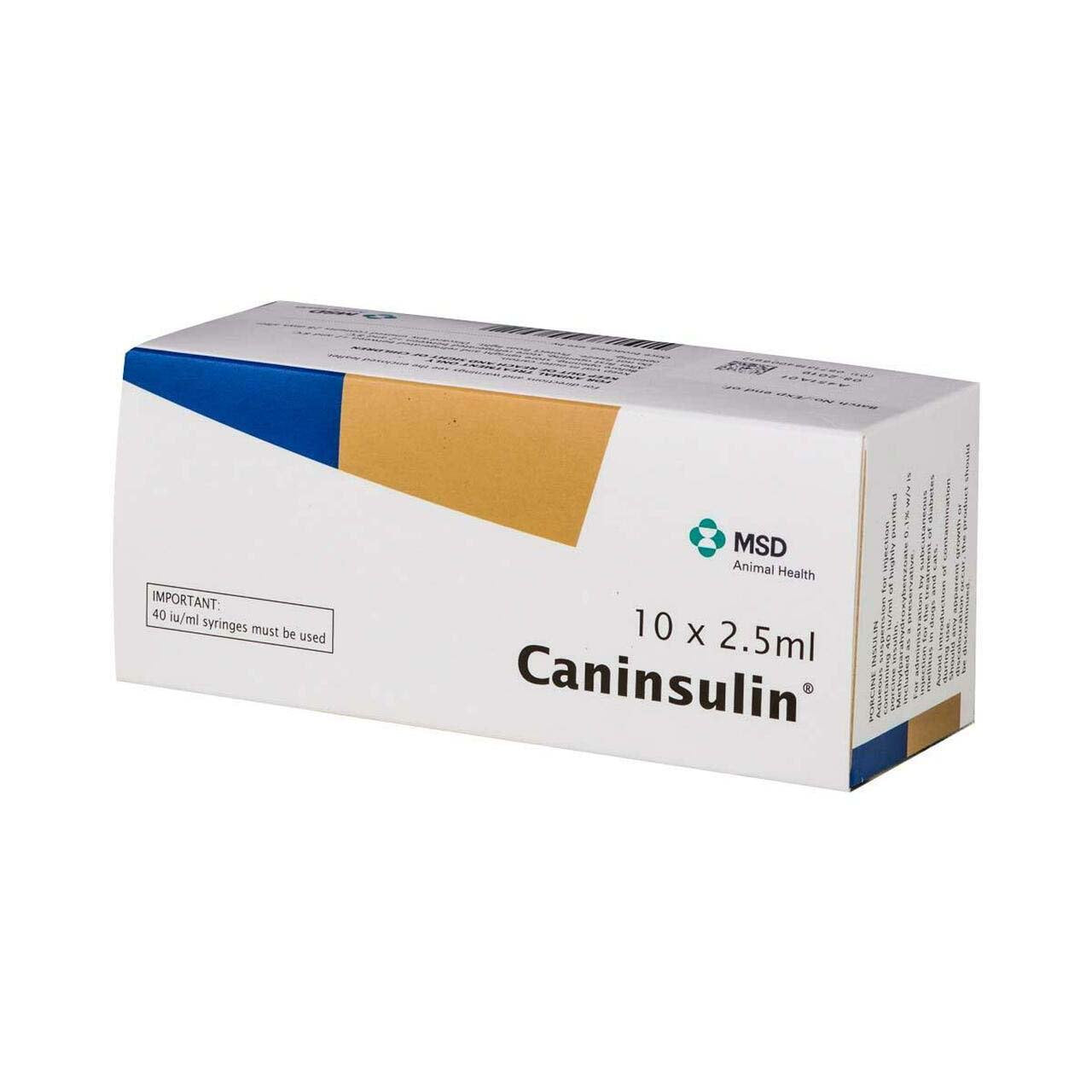 Caninsulin 40 I.U. 2.5 ml